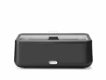 Scaldavivande Uniq con display digitale da 700 W e porta-cartellini in nero