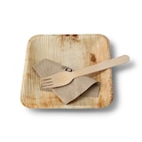 thumbnail of greenbox - Palmblatt Teller "Palmware®" 15 x 15 cm, quadratisch, 25 St.