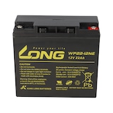 thumbnail of Kung Long Akku 12V 22Ah Bleibatterie WP22-12NE Zyklenfest