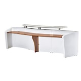 thumbnail of Büro Empfangstheke Empfangsthresen Kassen Theke Hotelempfangstheke Reutlingen XXL weiß Jet-Line