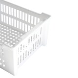 thumbnail of GILAC Caisse ajourée empilable emboîtable 400 x 300 x 175 mm - 14 L - 2 couleurs - 14 L - Blanc G184001