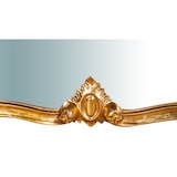 thumbnail of Biscottini Wandspiegel 81x4x69 cm - Ovaler Badezimmerspiegel - Goldfarbener Wandspiegel mit Holzrahmen - Made in Italy Wandspiegel