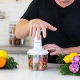 thumbnail of Kleva Sumo Chopper, Zerkleinerer, multifunktions Küchenhelfer, Schneebesen, manuell, 350ml, spülmaschinengeeignet