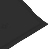 thumbnail of vidaXL Terrasstoelkussen (75+105)x50x3 cm zwart