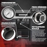 thumbnail of TAINO WABAYA 3+0 gasgrillwagen 3 branders searbrander matzwart