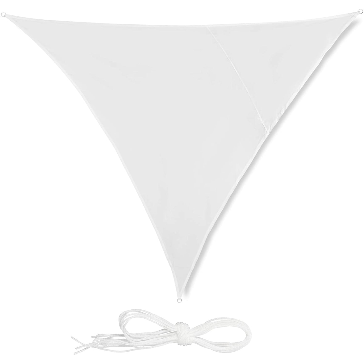 Helloshop26 - Voile d'ombrage triangle 3 x 3 x 3 m blanc 13_0002938