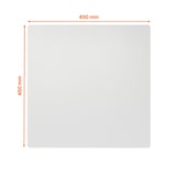 thumbnail of Pizarra modular sin marco 450 x 450 mm, blanco (1915655)