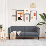 thumbnail of vidaXL Sofa 2-Sitzer Dunkelgrau Samt