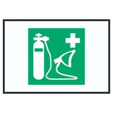 thumbnail of Sauerstoffgerät Symbol A0 (841x1189mm) Schild