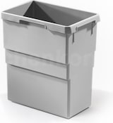 thumbnail of Hailo Inneneimer 1058089 hellgrau 30 Liter 397 x 258 x 413 mm