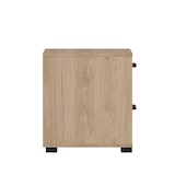 thumbnail of WellHome - Set nachtkastjes van hout met 2 laden in kleur Eiken 41 x 40 x 45 cm - Eria Oak