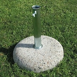 thumbnail of Base ombrellone palo centrale kg 55 con tubo diametro 58 mm in acciaio cemento - BASE