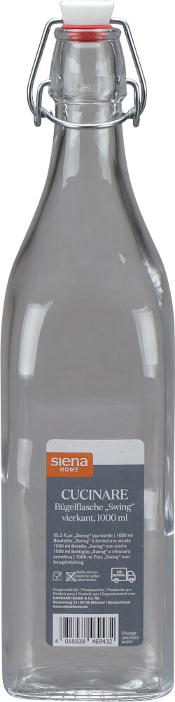 Bügelflasche "Cucinare" 1,0 l