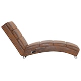 thumbnail of vidaXL Massage Chaiselongue Braun Wildleder-Optik
