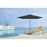 thumbnail of METRO PROFESSIONAL Sombrilla cuadrada Lirona, aluminio, 2 x 2 m, hidrófugo, negro/platino