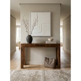 thumbnail of Konsolentisch MUMBAI Massivholz Sheesham Konsole mit 1 Schublade Schreibtisch 120 x 40 cm Landhaus-Stil