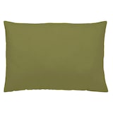 thumbnail of Glatte Kissenbezug 45x90cm extra weiche Baumwolle in Spanien hergestellt Olive Green P.17 Naturals