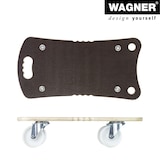 thumbnail of WAGNER Transporthilfe Multiplex MAXIGRIP ERGO 18 mm - 57,5 x 29 x 13,5 cm, Rollen Ø 100 mm, Tragkraft 400 kg - 20131101