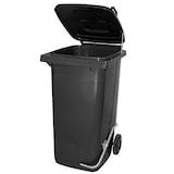 thumbnail of BRB 240 Liter Mülltonne/Müllgroßbehälter, grau/anthrazit, mit Fußpedal für handfreie Bedienung