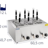 thumbnail of Royal Catering - Pastakoker met 6 zeefmanden