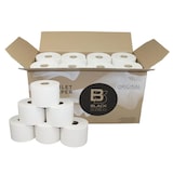 thumbnail of Toilettenpapier BlackSatino, Original Kompaktrolle, weiß, 100 % Recycling, 2-lagig, 712 Blatt, 24 Rollen im Karton #313840