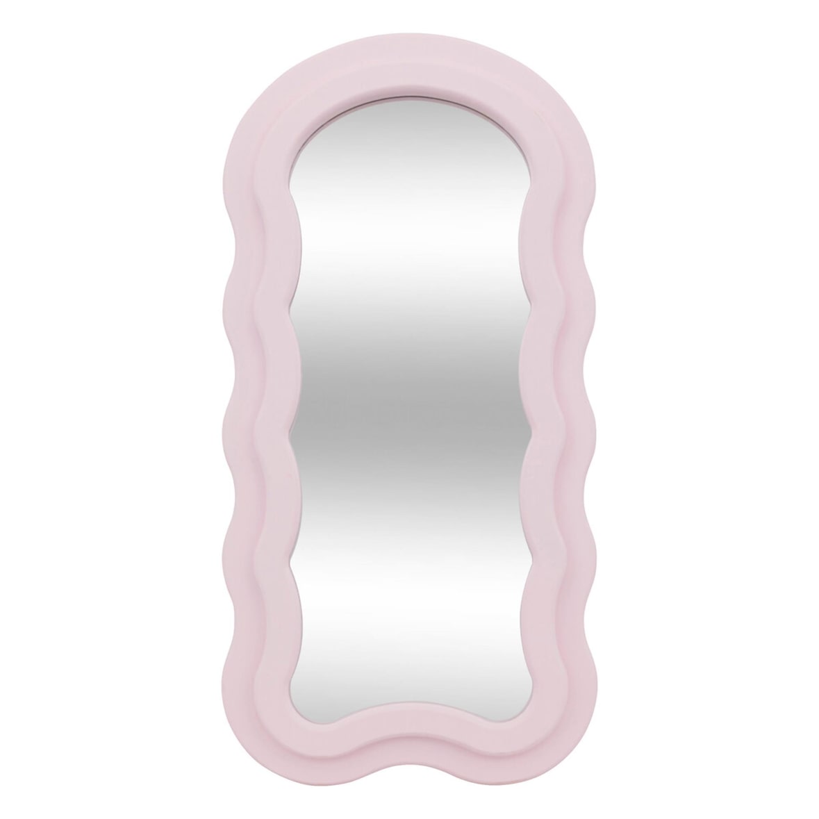 Atmosphera - Specchio Ayna Wave 60 x 30 cm MDF rosa
