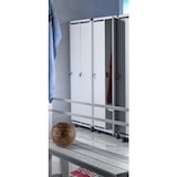 thumbnail of Armadietto Spogliatoio doppio sporco pulito Easy L 59 x P 40 x H 175 cm grigio chiaro