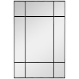 thumbnail of Espejo Rectangular de Pared Espejo de Ventana 90x60 cm con Marco de Metal Espejo Decorativo para Salón Dormitorio Entrada Negro