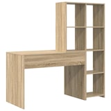 thumbnail of vidaXL Schreibtisch Sonoma-Eiche 138,5 x 55 x 143 cm Holzwerkstoff