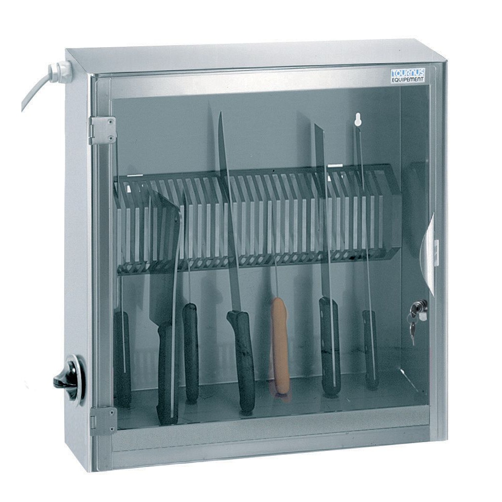 Tournus Equipement Armoire de stérilisation 1 porte avec grille 25 couteaux et clé Tournus - 816421