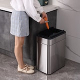 thumbnail of SVITA SE50L Sensormülleimer Abfalleimer Kücheneimer Automatik Mülleimer Silber