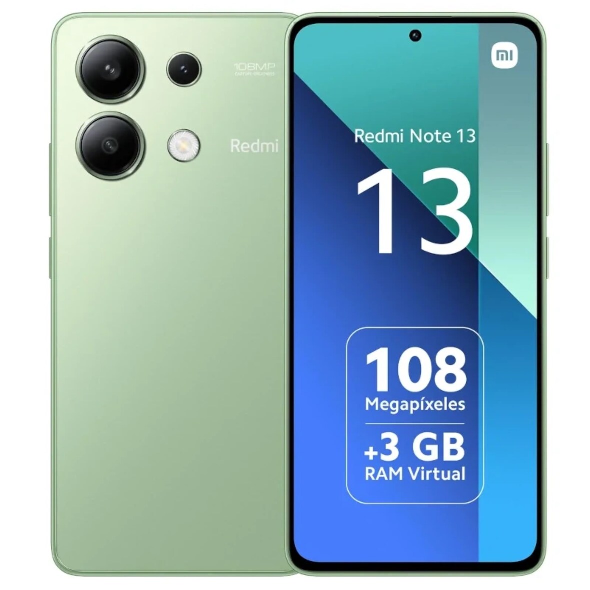 Xiaomi Redmi Note 13 LTE 6GB RAM 128GB Dual Sim Minzgrün EU
