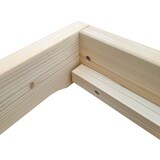 thumbnail of Futonbett 160x200 platzsparend extra niedriges Loftbett Fichte Tanne geölt V-60.47-16 ohne Zubehör