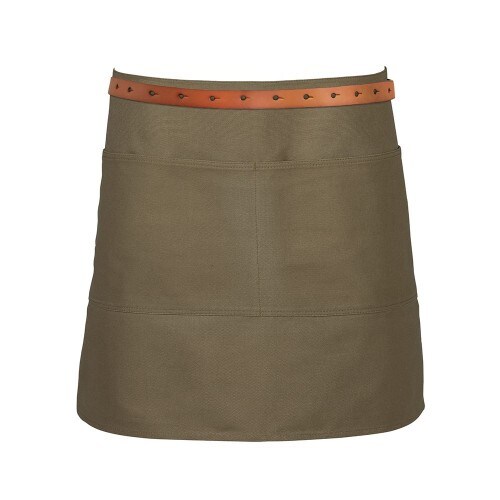 175 - Vorbinder Canvas, B 68 cm x L 45 cm : olive 100% Baumwolle (10,02oz.)