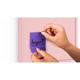 thumbnail of Pinnwand, Korktafel in Pink, 80×40 cm, Holzrahmen – Pink lackiert