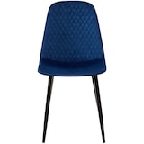 thumbnail of Stuhl Giverny Samt/blau