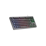 thumbnail of Spanische mechanische Hybrid-Tastatur F-Rgb Mk023Es Black Mars Gaming H-Mech Keyboard / Compact / Frgb Beleuchtung