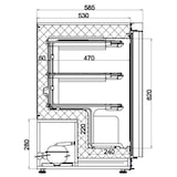 thumbnail of Lagertiefkühlschrank - 130 Liter -  Weiß - mit 1 Tür