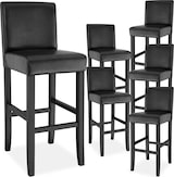 thumbnail of tectake Barhocker aus Kunstleder - 6er Set schwarz