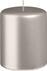 thumbnail of Stumpenkerzen Metallic Matt Stein 100 x Ø 80 mm, 12 Stück