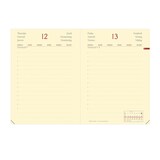 thumbnail of Kalender Daily Pocket 8,8x13cm Silk bordeaux 2024