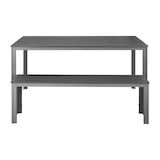 thumbnail of Bolero Valletta Grau Gittertisch für den Außenbereich 1560mm