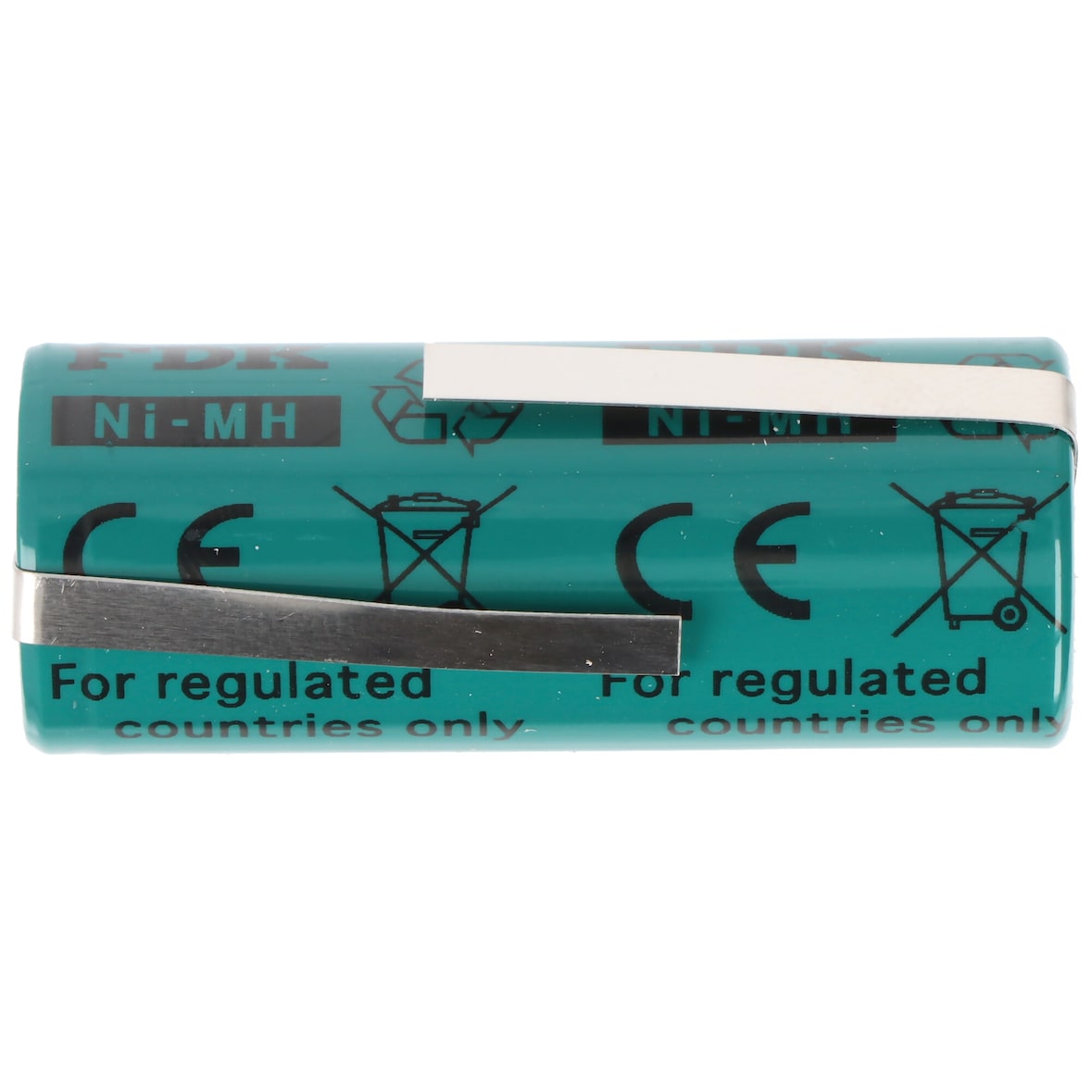 2 Stück Akku NiMH 2150mAh 4/5A, 43x17mm passend für Braun Oral-B Triumph Serie (bitte Maße prüfen)