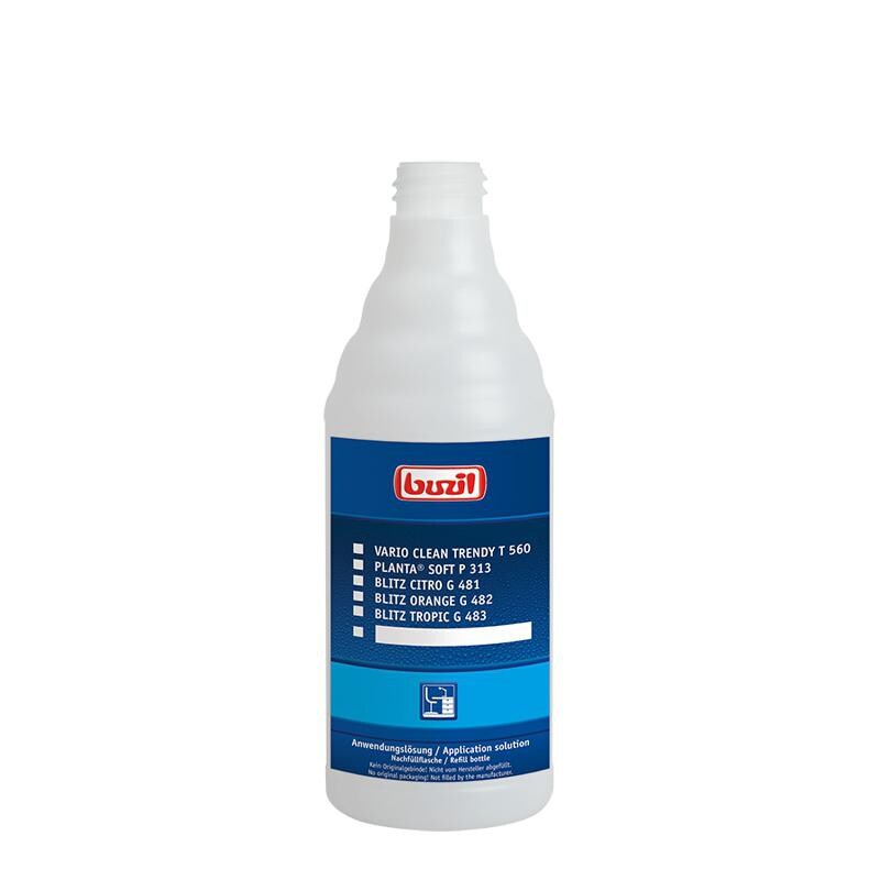 BUZIL Leerflasche 600 ml für anwenderlösung Oberfläche