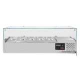 thumbnail of vaiotec gekoelde opzetvitrine met glasafdekking 5xGN1/4, 1200 x 335 mm