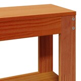 thumbnail of vidaXL Massivholzbett ohne Matratze Wachsbraun 200x200 cm Kiefernholz