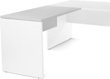 thumbnail of Rocada ala para mesa de oficina serie work 100x60 blanco /gris (precio solo para el ala, la mesa principal se compra aparte)