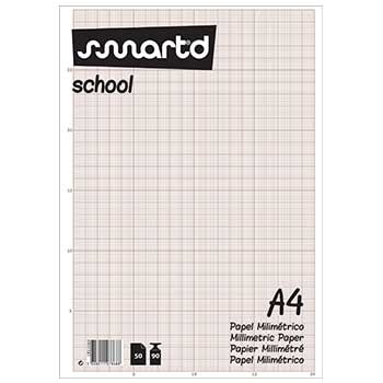 Papel Milimétrico SMARTD 1831050 (A4 - Beige - 50 Hojas)
