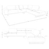 thumbnail of Angel Cerdá  Sofá de canto direito em pele de areia 6203C