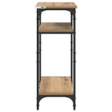 thumbnail of Table d'appoint avec étagère Chêne artisanal 40 x 30 x 75 cm Modèle Aero Vision Élite
